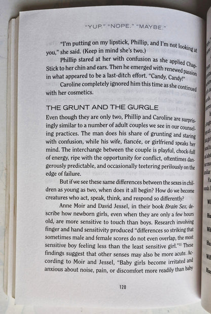 "Yup." "Nope." "Maybe." A Woman's Guide to Getting More Out of the Language of Men by Stephen James; David Thomas (Good, 2007, Pbk, 208 pgs, Tyndale)