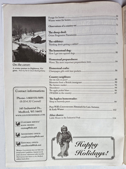 Countryside & Small Stock Journal Set: Volume 95 No.1-6 Jan-Dec (2011, Very good)