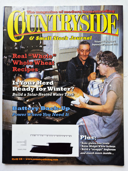 Countryside & Small Stock Journal Set: Volume 95 No.1-6 Jan-Dec (2011, Very good)