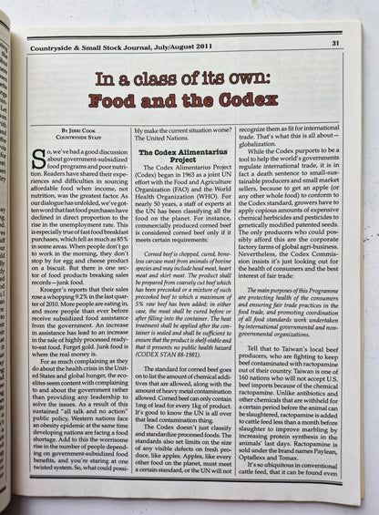 Countryside & Small Stock Journal Set: Volume 95 No.1-6 Jan-Dec (2011, Very good)