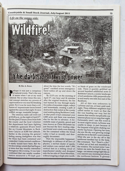 Countryside & Small Stock Journal Set: Volume 95 No.1-6 Jan-Dec (2011, Very good)