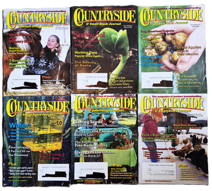Countryside & Small Stock Journal Set: Volume 96 No. 1-6 Jan-Dec (2012, Very good)