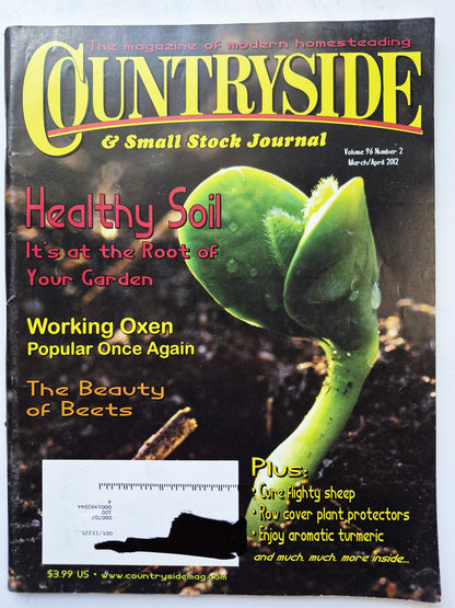 Countryside & Small Stock Journal Set: Volume 96 No. 1-6 Jan-Dec (2012, Very good)