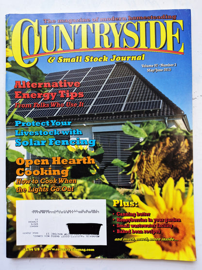Countryside & Small Stock Journal Set: Volume 97 No. 1-4 Jan-Aug (2013, Very good)