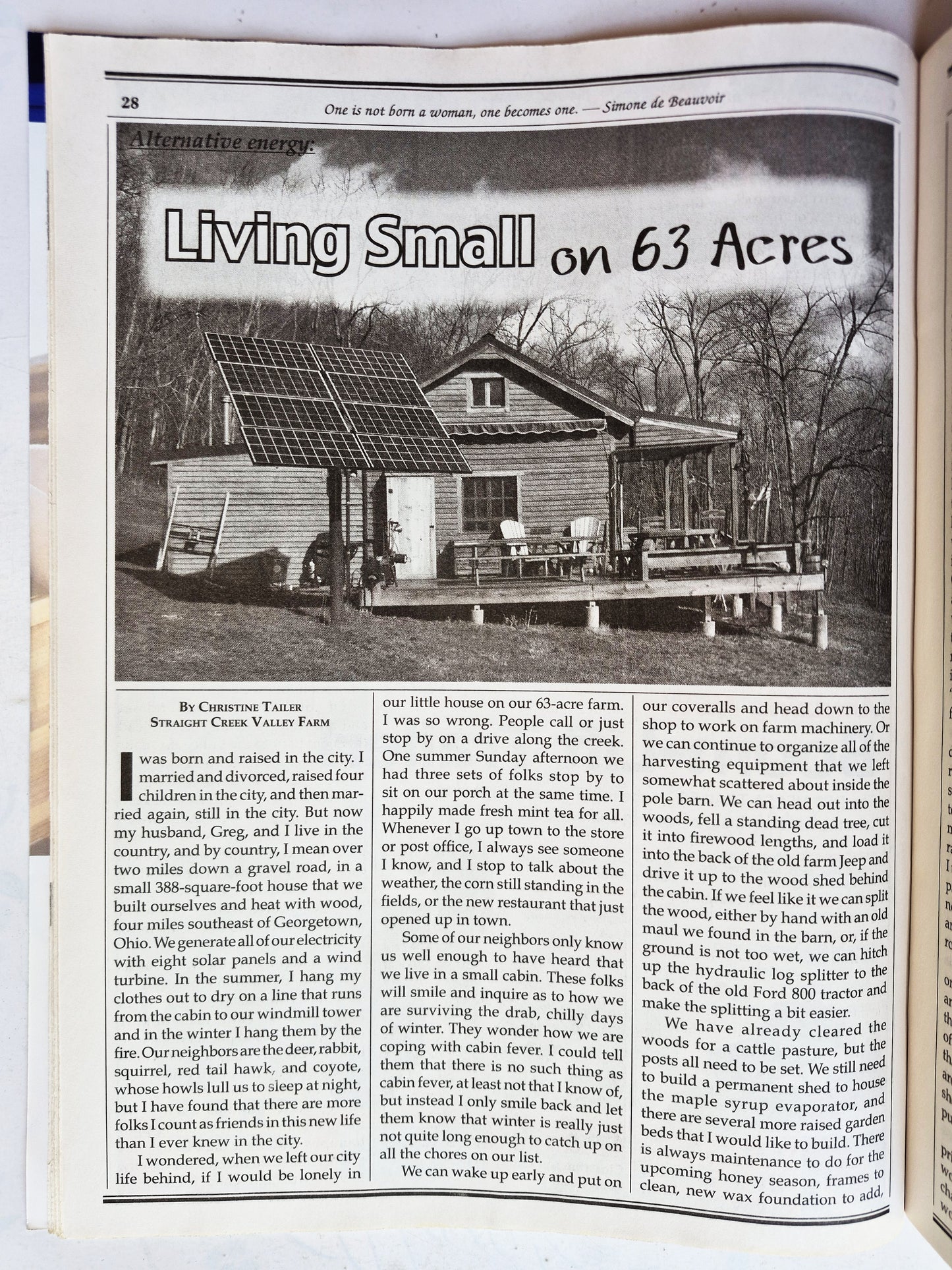 Countryside & Small Stock Journal Set: Volume 97 No. 1-4 Jan-Aug (2013, Very good)