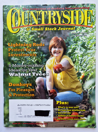 Countryside & Small Stock Journal Set: Volume 97 No. 1-4 Jan-Aug (2013, Very good)