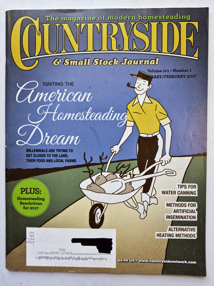 Countryside & Small Stock Journal Set: Volume 101 No. 1-5 Jan-Oct (2017, Very good)