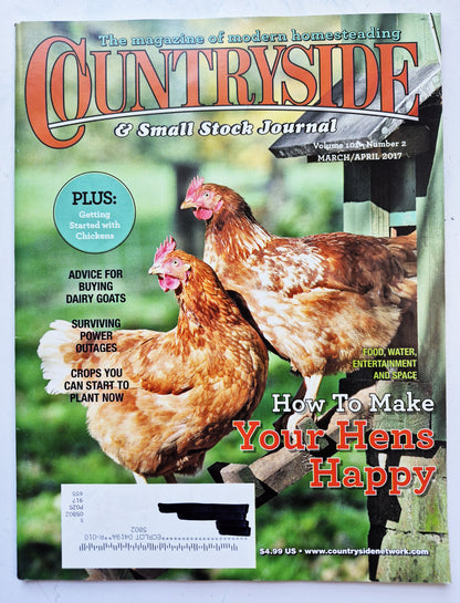 Countryside & Small Stock Journal Set: Volume 101 No. 1-5 Jan-Oct (2017, Very good)
