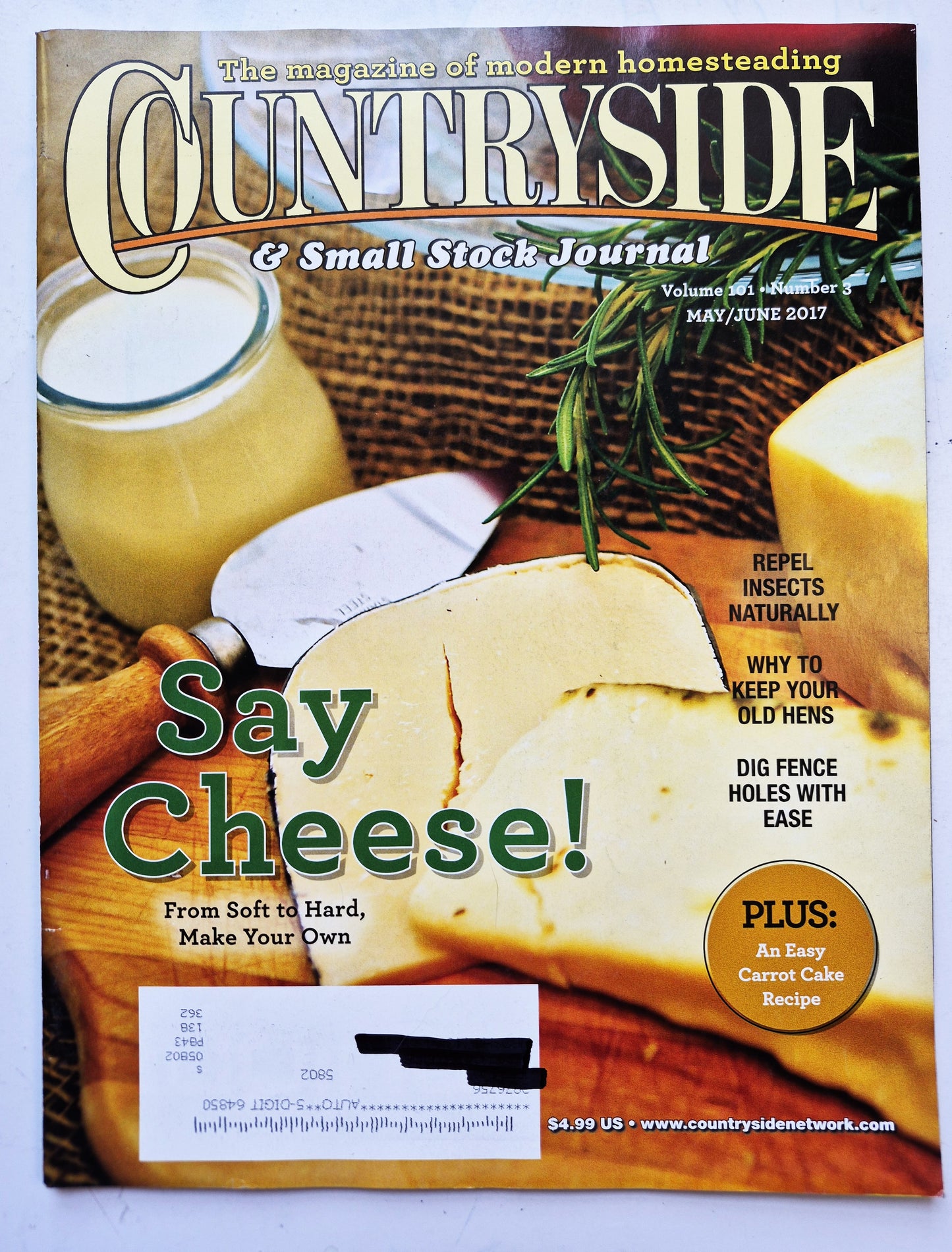Countryside & Small Stock Journal Set: Volume 101 No. 1-5 Jan-Oct (2017, Very good)