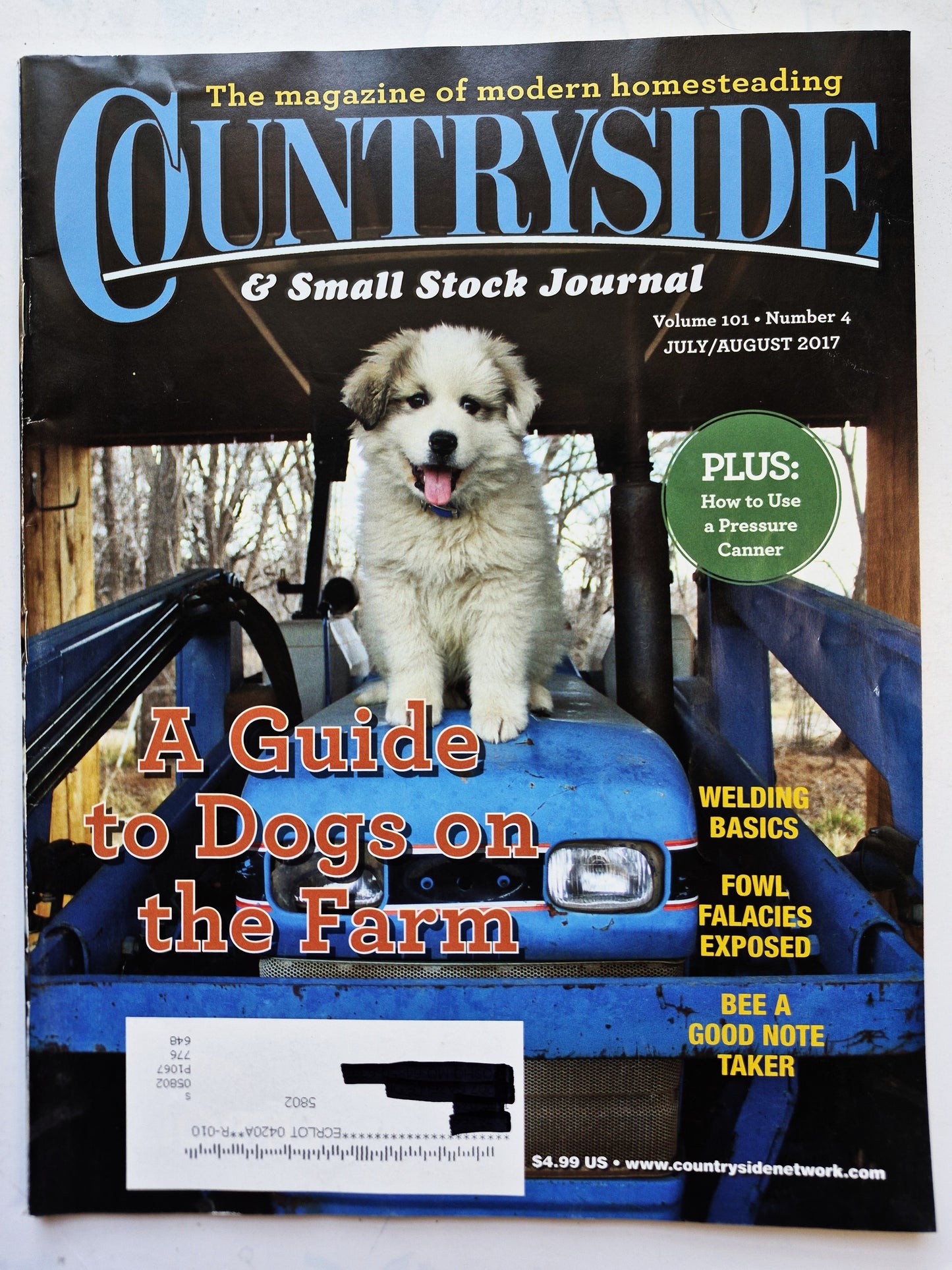 Countryside & Small Stock Journal Set: Volume 101 No. 1-5 Jan-Oct (2017, Very good)