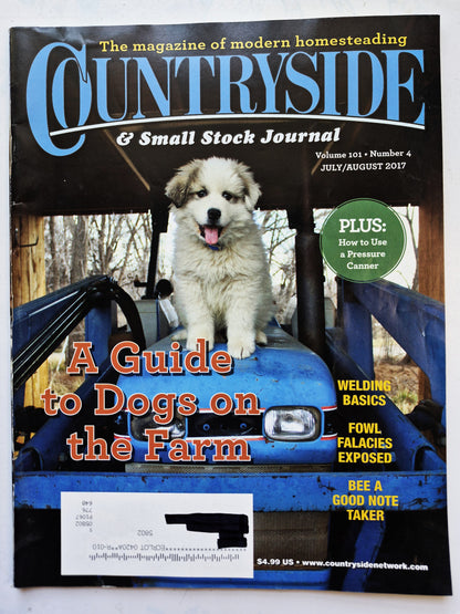 Countryside & Small Stock Journal Set: Volume 101 No. 1-5 Jan-Oct (2017, Very good)
