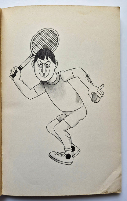 The Underhanded Serve: Or How to Play Dirty Tennis by Rex Lardner (Good, 1968, Pbk, 122 pgs, Hawthorn Books)