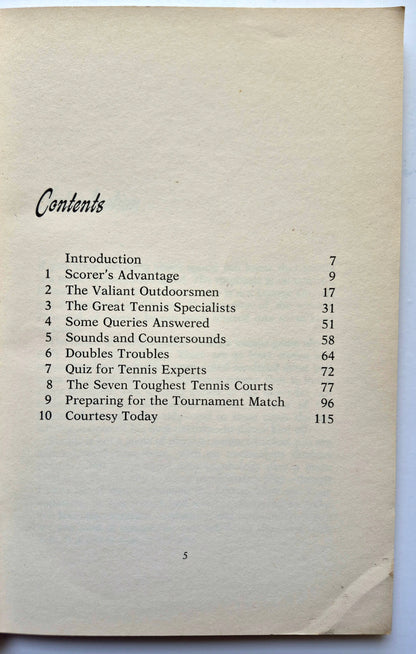 The Underhanded Serve: Or How to Play Dirty Tennis by Rex Lardner (Good, 1968, Pbk, 122 pgs, Hawthorn Books)