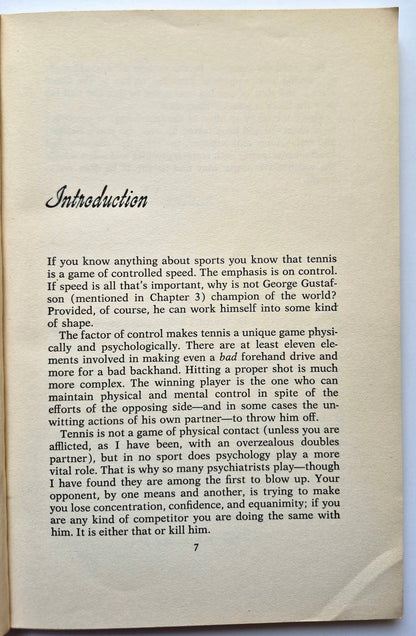 The Underhanded Serve: Or How to Play Dirty Tennis by Rex Lardner (Good, 1968, Pbk, 122 pgs, Hawthorn Books)