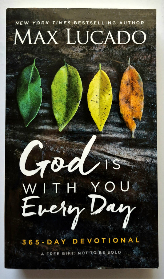 God Is with You Every Day: 356 Day Devotional by Max Lucado (Very good, 2015, Pbk, 394 pgs, Thomas Nelson)