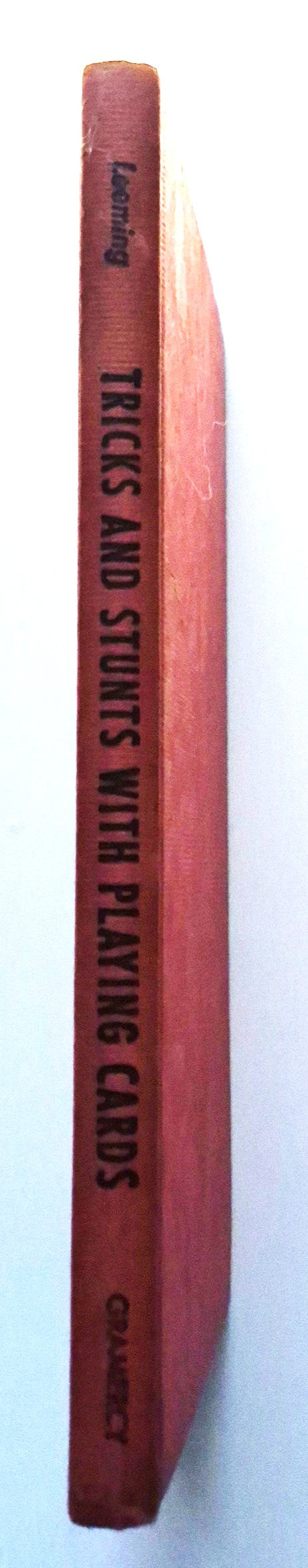 Tricks and Stunts with Playing Cards Plus the Game of Solitaire by Joseph Leeming (Good, 1949, HC, 107 pgs, Gramery Publishing)