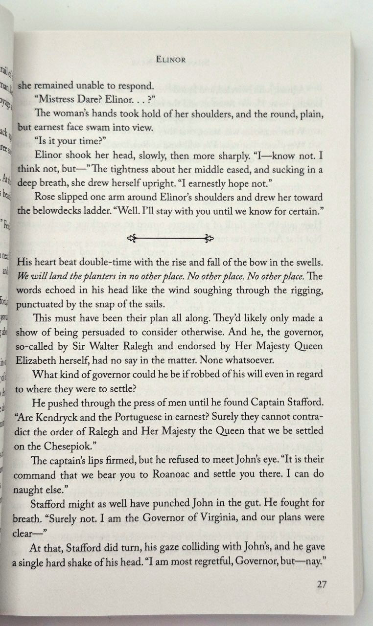 Elinor por Shannon McNear (Daughters of the Lost Colony 1587, Nuevo, 2021, Rústica, 317 págs, Barbour Publishing)
