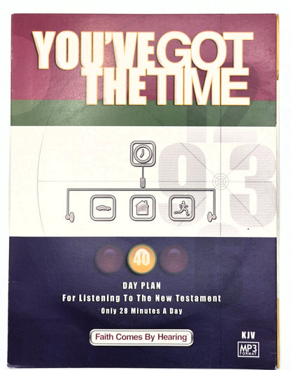 You've Got the Time KJV New Testament MP3 Disc by Hosanna (Like New, 1997, Faith Comes By Hearing)
