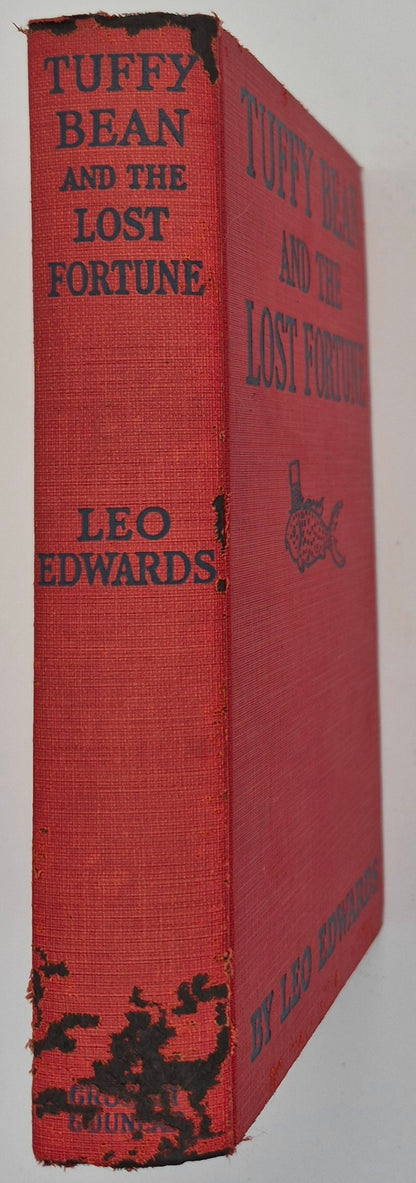 Tuffy Bean and the Lost Fortune by Leo Edwards; Bert Salg (Good, 1932, HC, 224 pgs, Grosset & Dunlap, Author Autograph)
