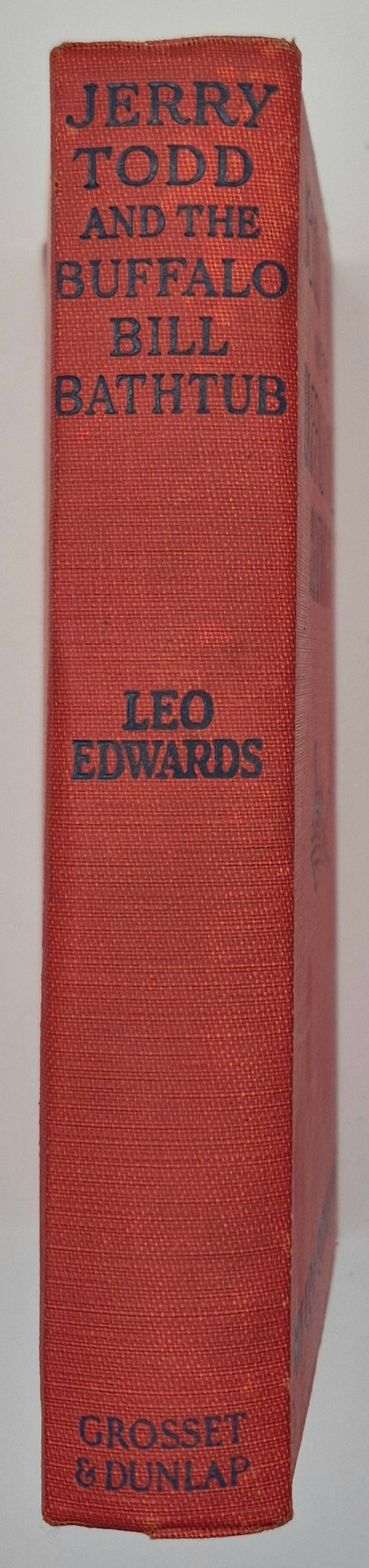 Jerry Todd and the Buffalo Bill Bathtub by Leo Edwards; Bert Salg (Good, 1936, HC, 232 pgs, Grosset & Dunlap)