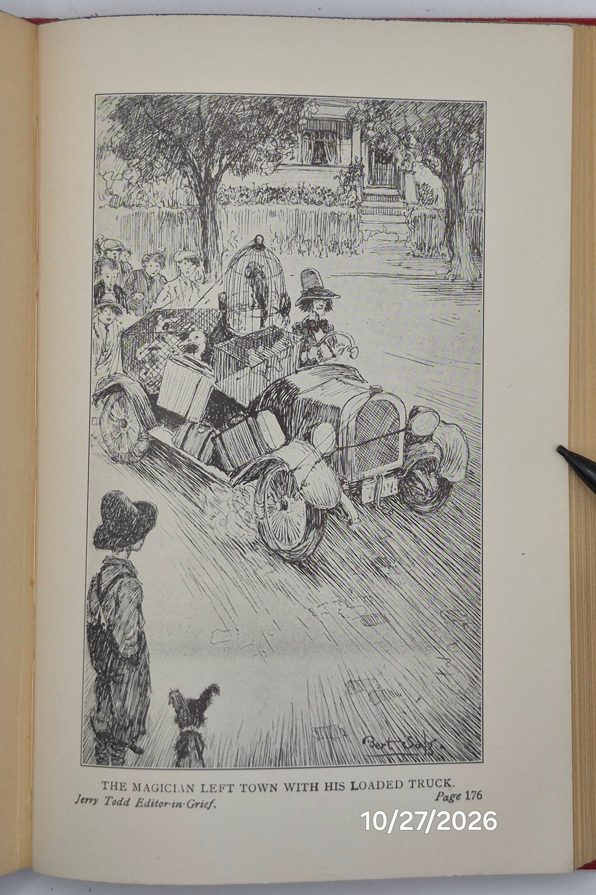 Jerry Todd Editor-In-Grief by Leo Edwards; Bert Salg (Good, 1930, HC, 246 pgs, Grosset & Dunlap)