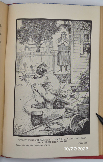 Poppy Ott and the Stuttering Parrot by Leo Edwards; Bert Salg (Good, 1926, HC, 220 pgs, Grosset & Dunlap)
