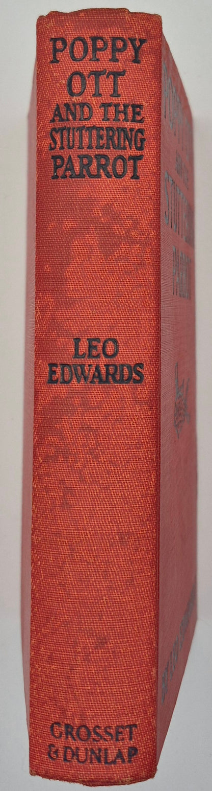 Poppy Ott and the Stuttering Parrot by Leo Edwards; Bert Salg (Good, 1926, HC, 220 pgs, Grosset & Dunlap)