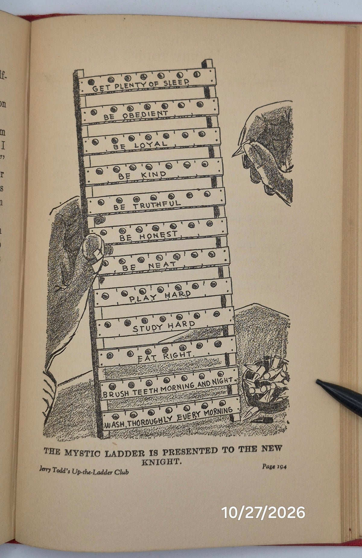 Jerry Todd's Up-the-Ladder Club by Leo Edwards; Bert Salg (Good, 1937, HC, 235 pgs, Grosset & Dunlap)