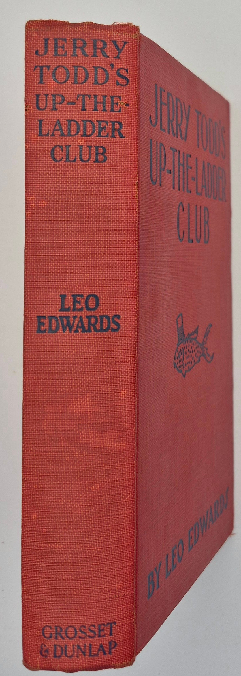 Jerry Todd's Up-the-Ladder Club by Leo Edwards; Bert Salg (Good, 1937, HC, 235 pgs, Grosset & Dunlap)