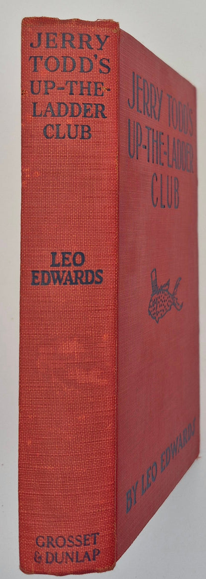 Jerry Todd's Up-the-Ladder Club by Leo Edwards; Bert Salg (Good, 1937, HC, 235 pgs, Grosset & Dunlap)