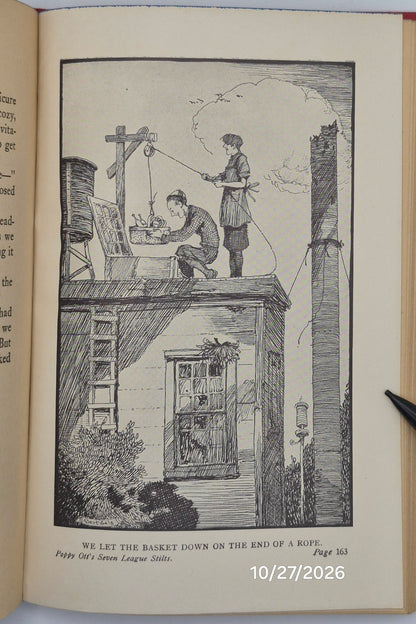 Poppy Ott's Seven League Stilts by Leo Edwards; Bert Salg (Good, 1926, HC, 242 pgs, Grossett & Dunlap)