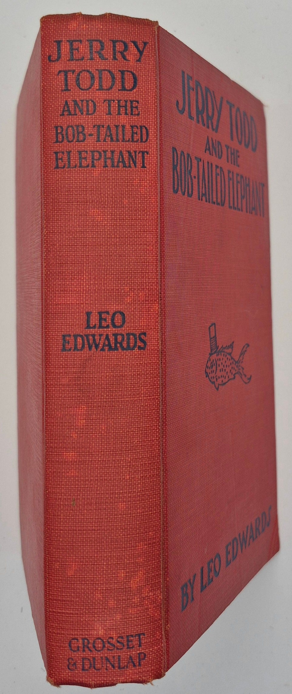 Jerry Todd and the Bob-Tailed Elephant by Leo Edwards; Bert Salg (Good, 1929, HC, 235 pgs, Grosset & Dunlap)
