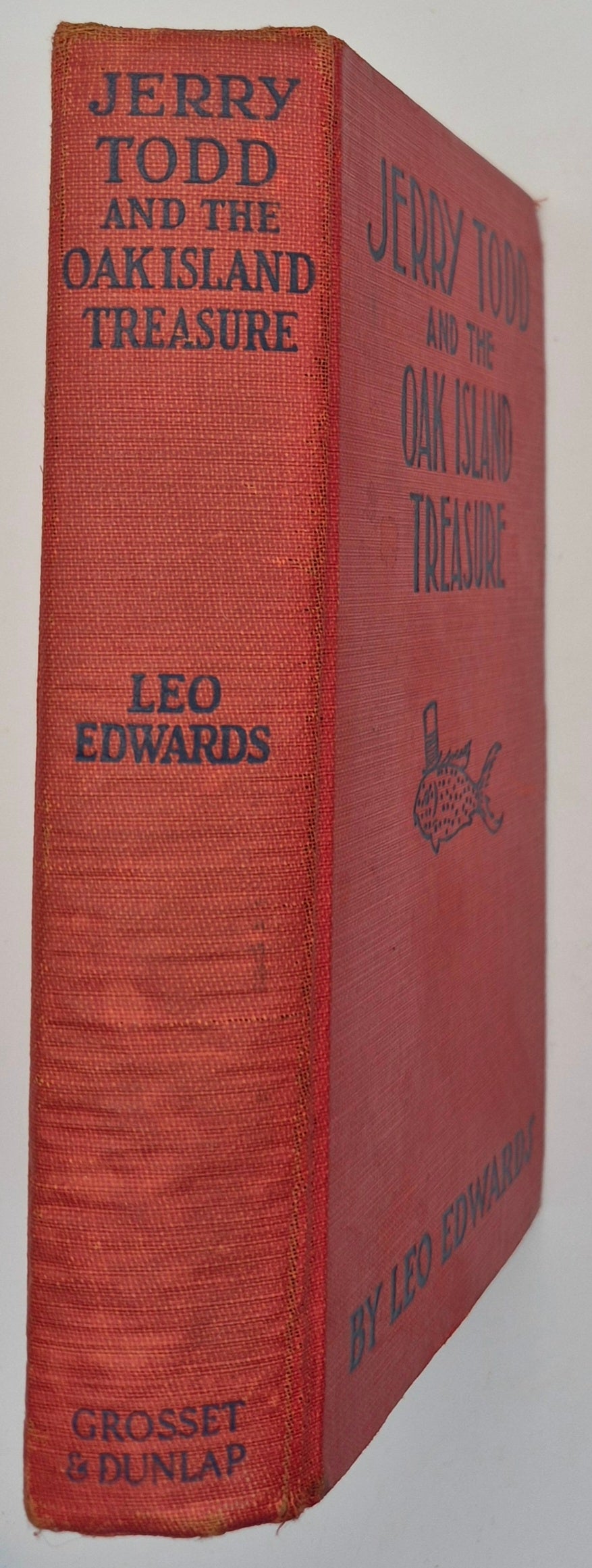 Jerry Todd and the Oak Island Treasure by Leo Edwards; Bert Salg (Good, 1925, HC, 233 pgs, Grosset & Dunlap)