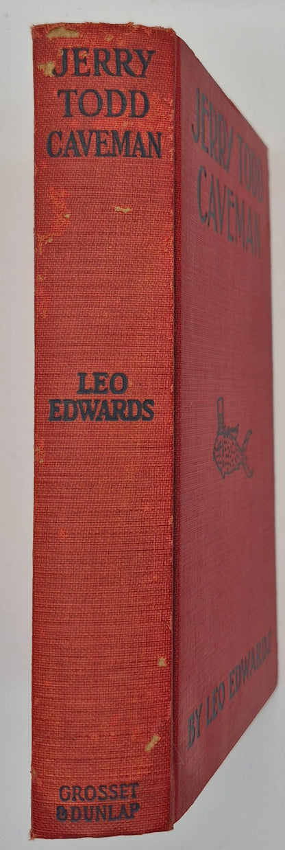 Jerry Todd Caveman by Leo Edwards; Bert Salg (Good, 1932, HC, 258 pgs, Grosset & Dunlap)