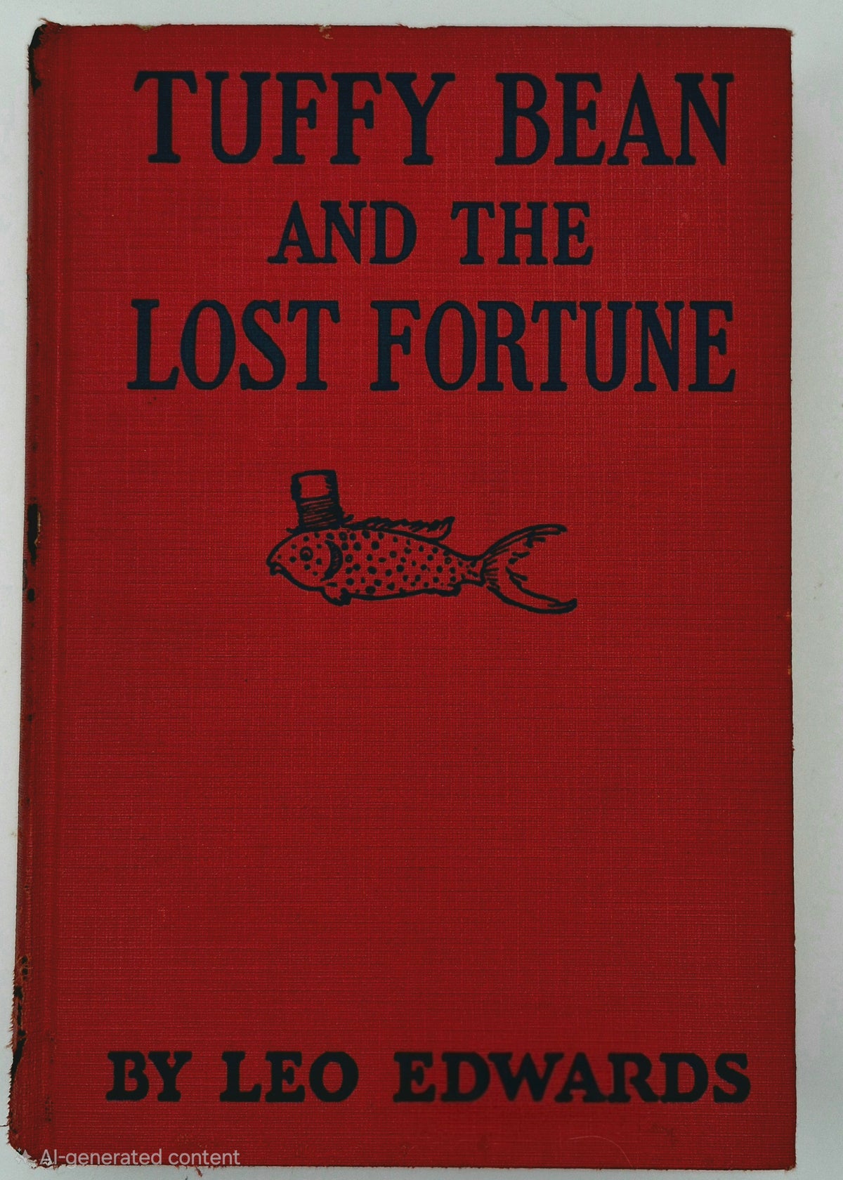Tuffy Bean and the Lost Fortune by Leo Edwards; Bert Salg (Good, 1932, HC, 224 pgs, Grosset & Dunlap, Author Autograph)