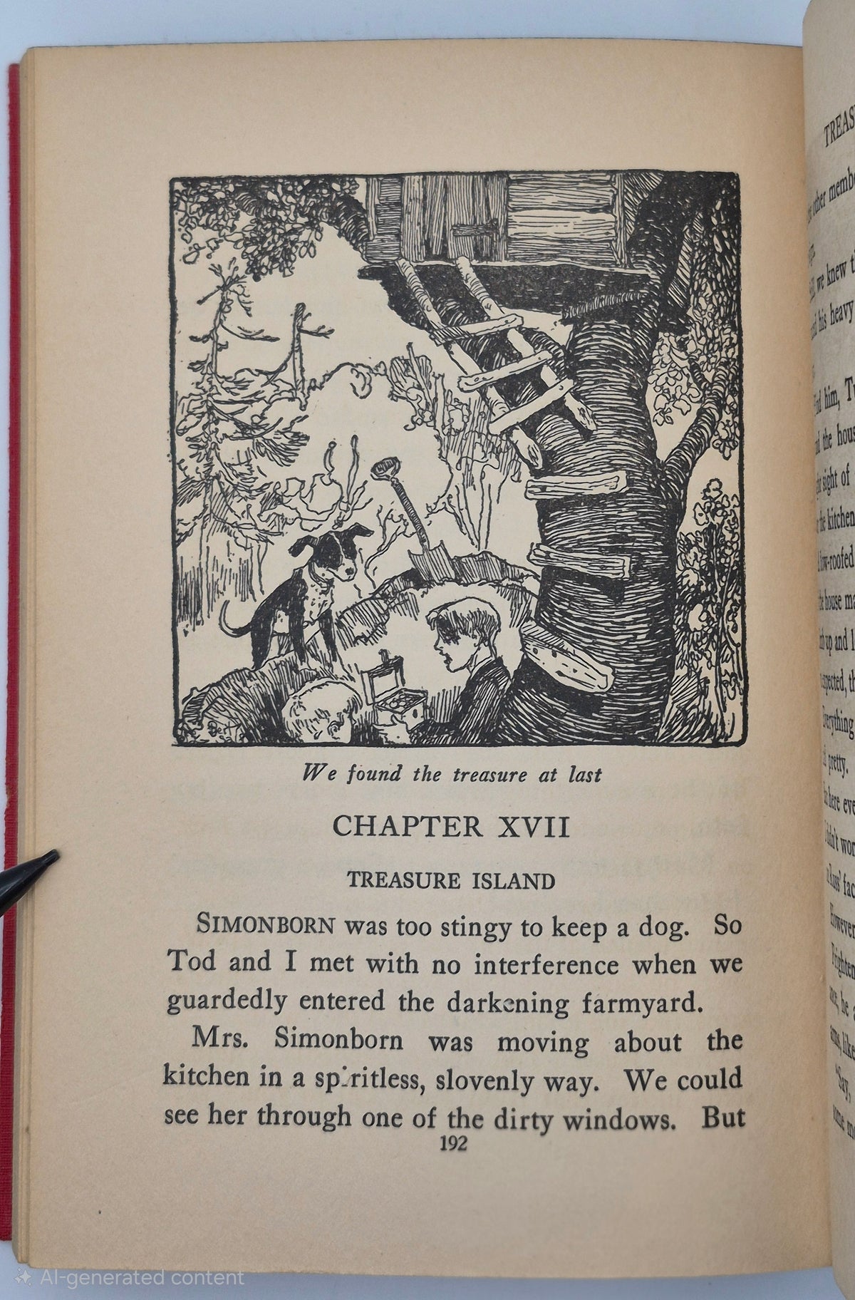 Tuffy Bean and the Lost Fortune by Leo Edwards; Bert Salg (Good, 1932, HC, 224 pgs, Grosset & Dunlap, Author Autograph)