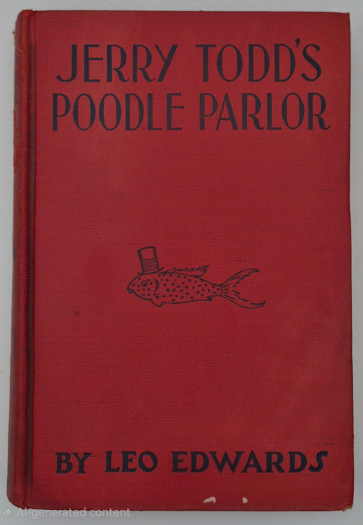 Jerry Todd's Poodle Parlor by Leo Edwards; Bert Salg (Good, 1938, HC, 203 pgs, Grosset & Dunlap, Author's Signature)