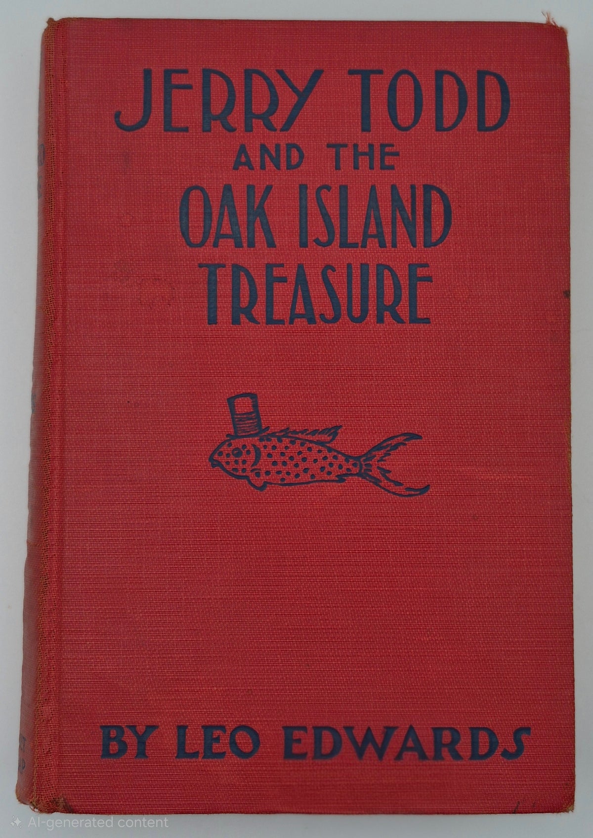 Jerry Todd and the Oak Island Treasure by Leo Edwards; Bert Salg (Good, 1925, HC, 233 pgs, Grosset & Dunlap)