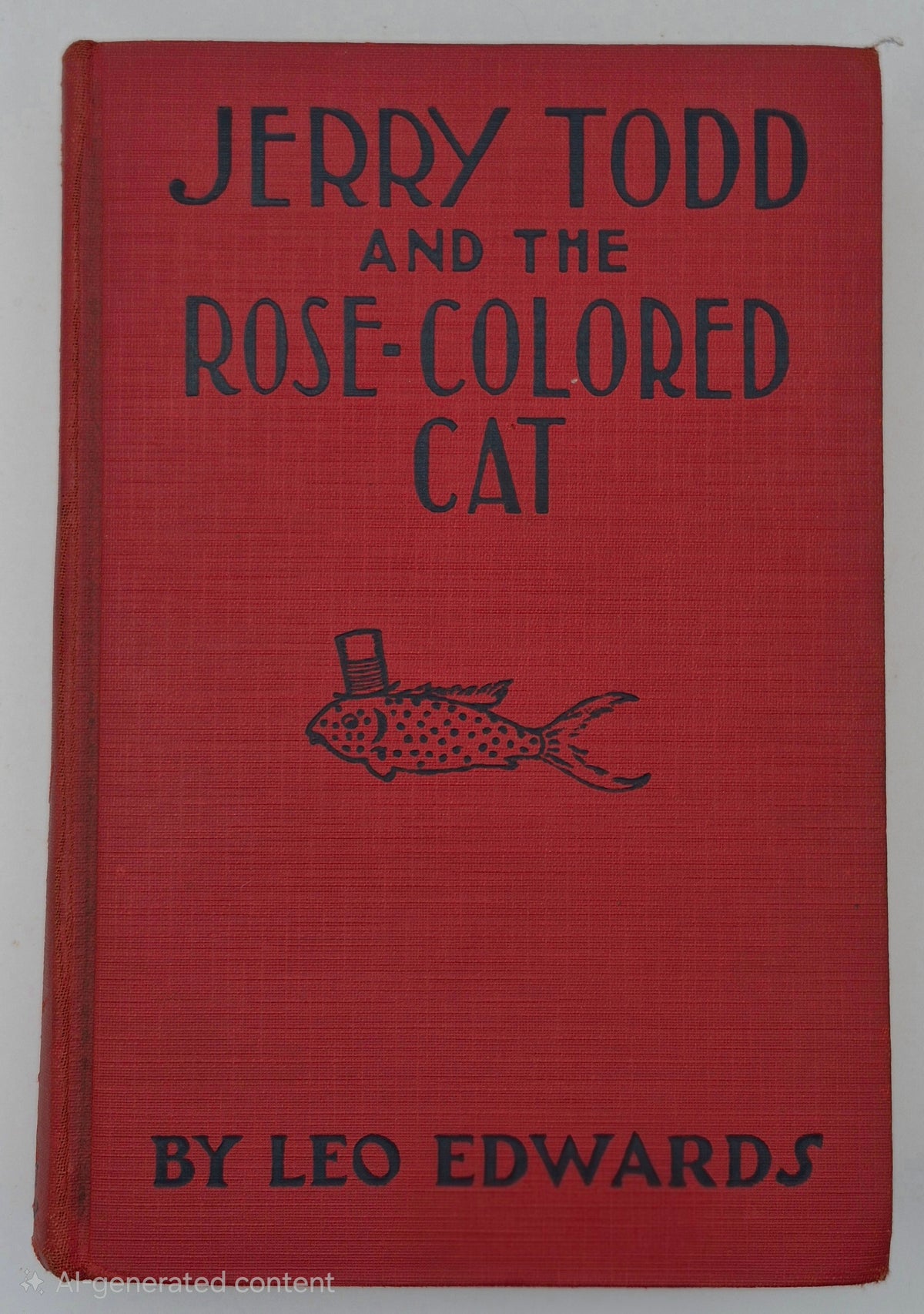 Jerry Todd and the Rose-Colored Cat by Leo Edwards; Bert Salg (Good, 1924, HC, 244 pgs, Grosset & Dunlap)