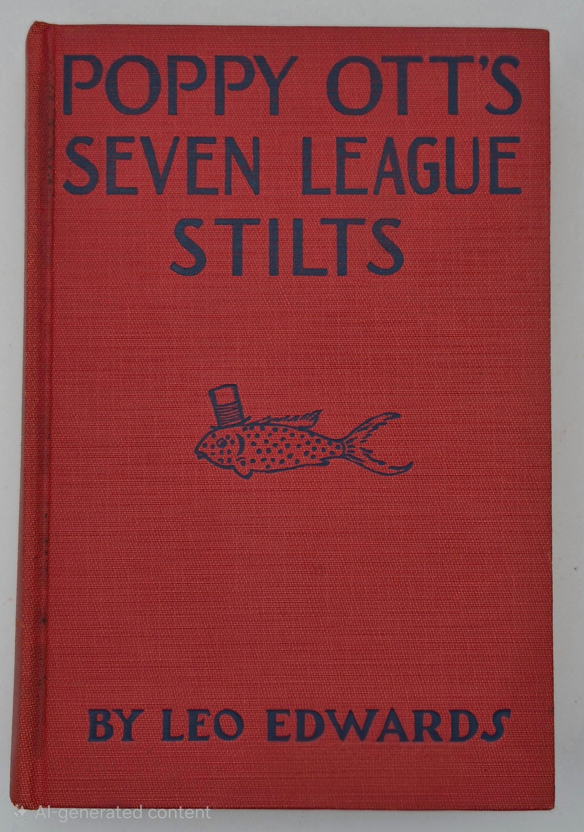 Poppy Ott's Seven League Stilts by Leo Edwards; Bert Salg (Good, 1926, HC, 242 pgs, Grossett & Dunlap)