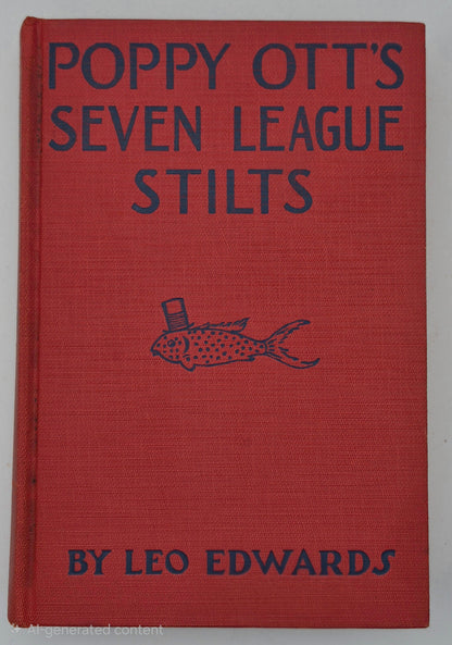 Poppy Ott's Seven League Stilts by Leo Edwards; Bert Salg (Good, 1926, HC, 242 pgs, Grossett & Dunlap)