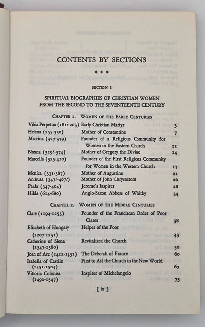 Great Women of the Christian Faith by Edith Deen (Very good, 1959, HC, 410 pgs, Barbour and Co.)