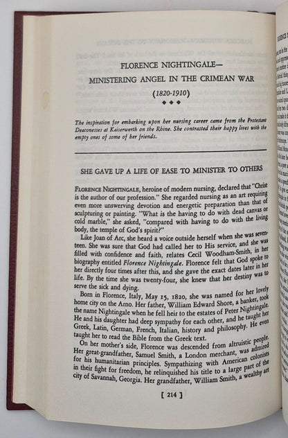 Great Women of the Christian Faith by Edith Deen (Very good, 1959, HC, 410 pgs, Barbour and Co.)