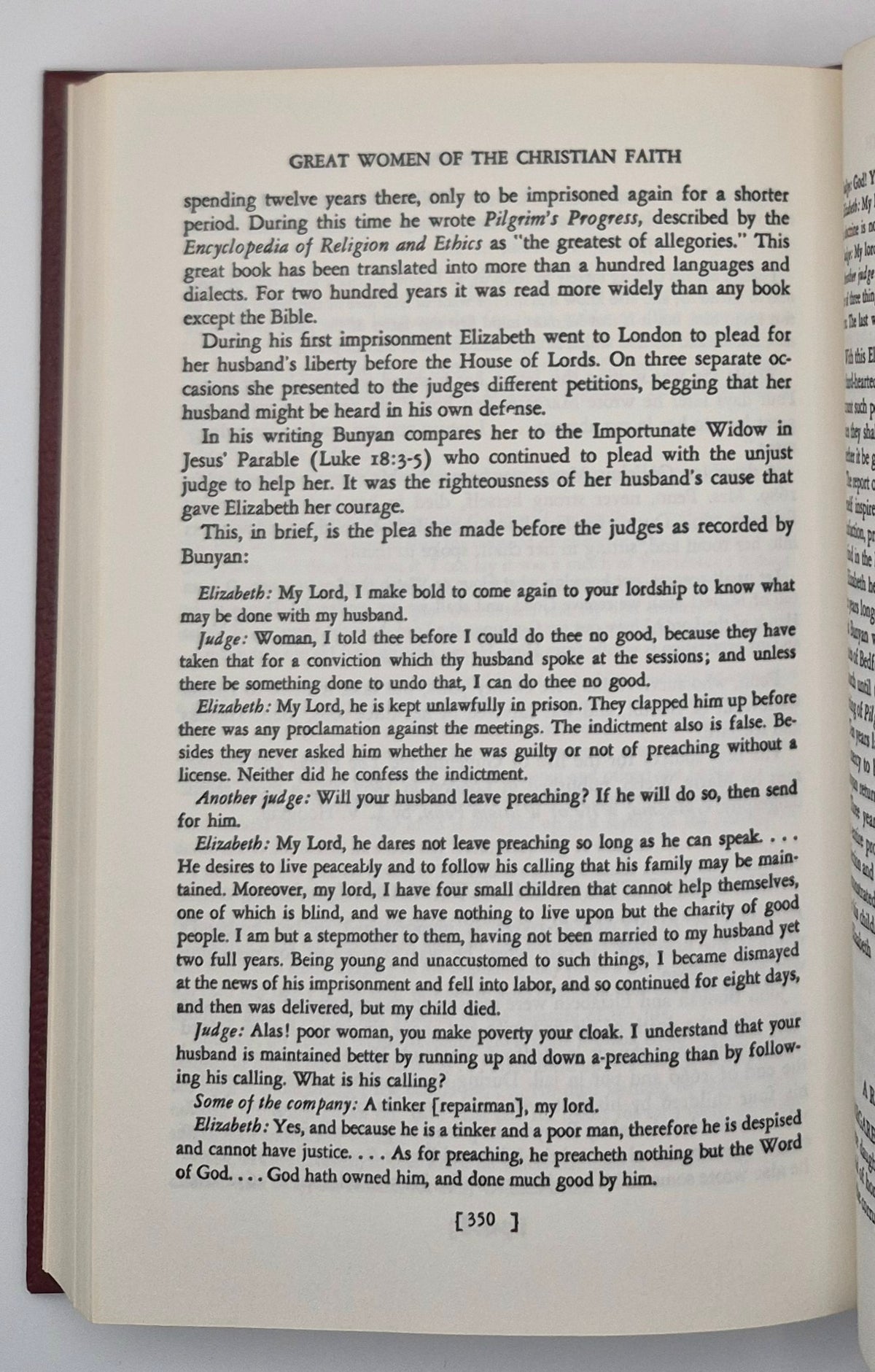 Great Women of the Christian Faith by Edith Deen (Very good, 1959, HC, 410 pgs, Barbour and Co.)