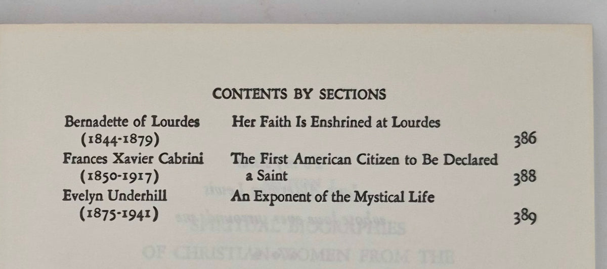 Great Women of the Christian Faith by Edith Deen (Very good, 1959, HC, 410 pgs, Barbour and Co.)