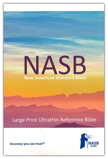 NASB Large Print Ultrathin Reference Bible (New, 2020, Imitation Leather, 1472 pgs, Lockman Foundation)