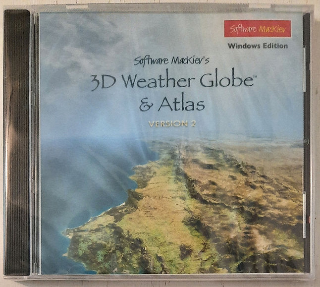 3D Weather Globe & Atlas Windows Edition Version 2 CDs New, 2012 Software MacKiev