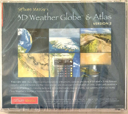 3D Weather Globe & Atlas Windows Edition Version 2 CDs New, 2012 Software MacKiev