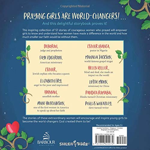 She Prayed: 12 Stories of Extraordinary Women of Faith Who Changed the World by Jean Fischer (New, 2020, HC, 32 pgs, Shiloh Kidz)