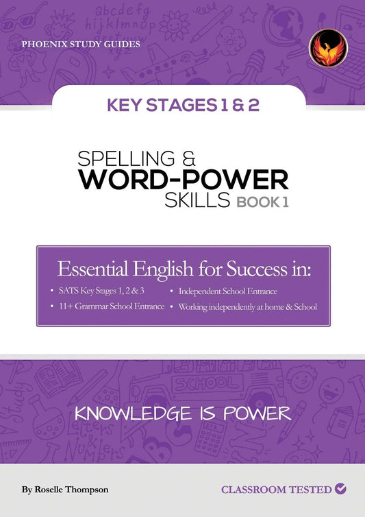 Spelling & Word Power Skills Vol. 1 by Roselle Thompson (New, 2018, Pbk, 76 pgs, Eagle Pub.)